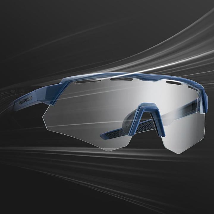 Immagine prodotto Rockbros Occhiali da ciclismo polarizzati con protezione UV e inserto correttivo - Grigio (Grigio, Grigio)