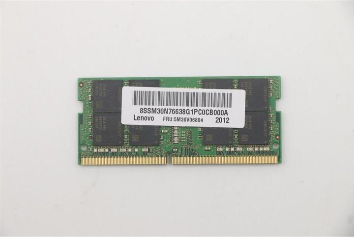 Image du produit Lenovo SODIMM,32GB, DDR4, 3200 (1 x 32GB, 3200 MHz, RAM DDR4, SO-DIMM)
