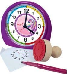Actual product image Roth Children's Alarm Clock & Stamp Set "Unicorn Portrait