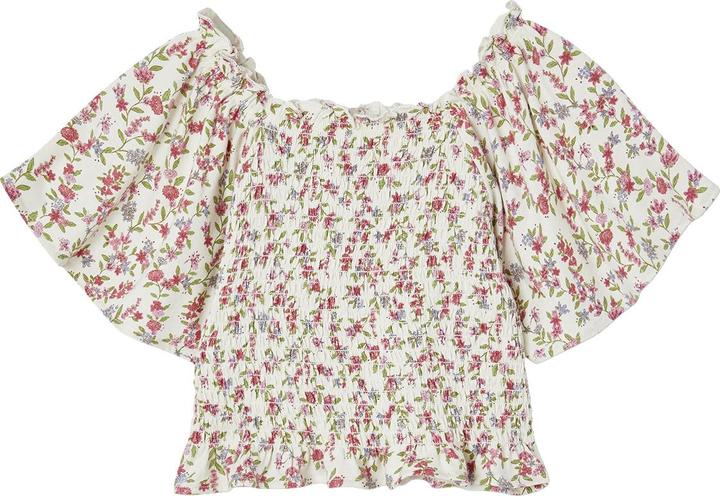 Image du produit Vertbaudet Gesmoktes Mädchen T-Shirt mit Blumen (86)