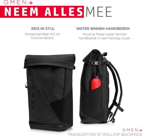 Actual product image HP Omen Transceptor Rolltop