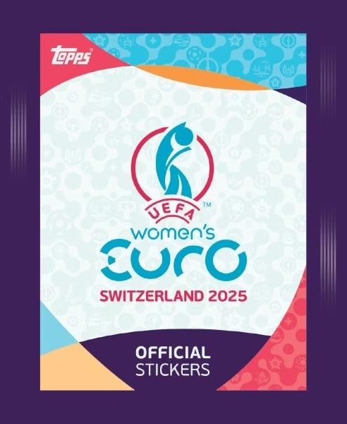 Topps - UEFA Women's Euro 2025 Sticker Pack (EN) (Englisch, Booster Pack)