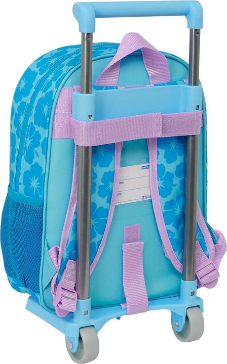 Image du produit Lilo & Stitch Sac à dos scolaire à roulettes Hawaii bleu 26 x 34 x 11 cm