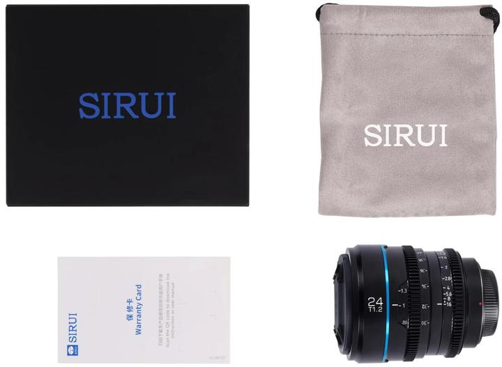 Actual product image Sirui Nightwalker 24 mm T1.2 S35 Sony E (Sony E, APS-C / DX)