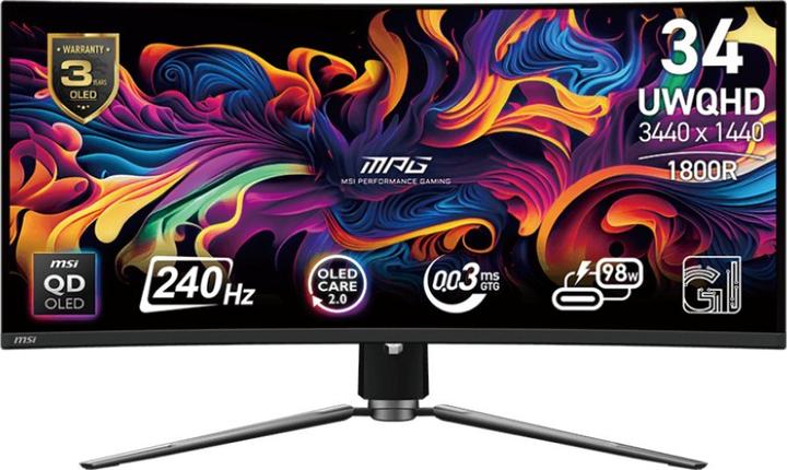 Immagine prodotto MSI MPG 341CQPX QD-OLED (3440 x 1440 pixel, 34")
