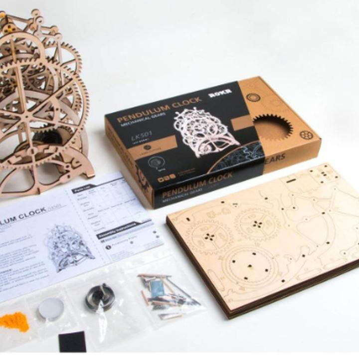 Immagine prodotto Robotime Kit di orologi in legno (166 pezzi)