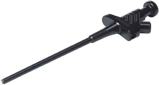 Actual product image Velleman HM6400 clamp test probe black (Microphone Clip)