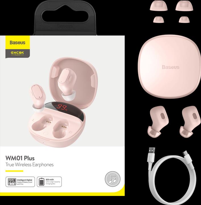 Actual product image Baseus Encok WM01 Plus (ANC, 8.33 h, Wireless)