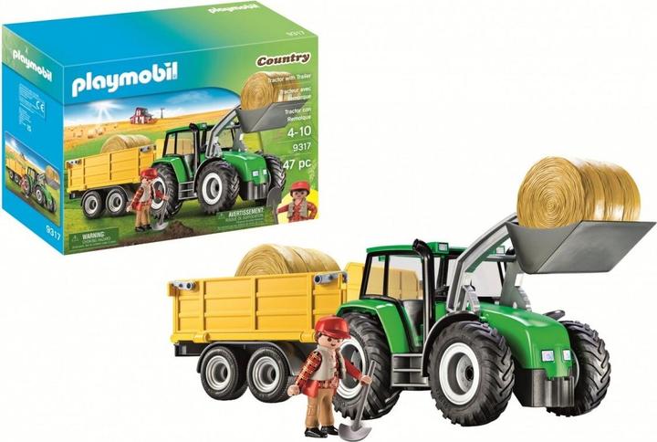 Productafbeelding Playmobil Trekker met aanhangwagen (9317) (9317, Playmobil Land)