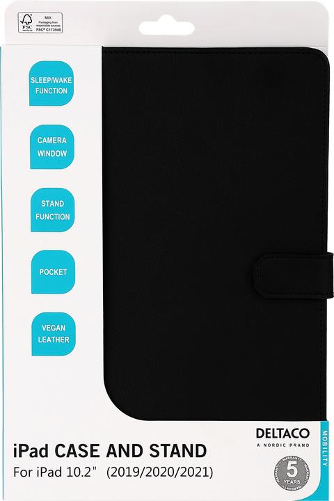 Productafbeelding Deltaco Zaak (iPad 2020 (8e generatie), iPad 2021 (9e gen))