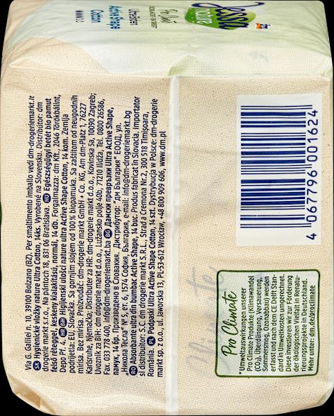 Produktbild dm Jessa Ultra-Binden Nature Active Shape