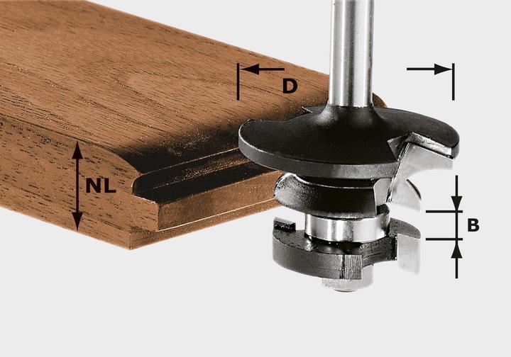 Produktbild Festool Konterprofilfräser Feder HW S8 D43/21 A/KL