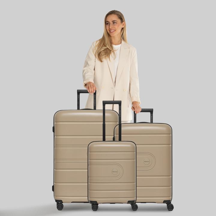 Image du produit Redolz Essentials 11 4 Rollen Kofferset 3-teilig mit Dehnfalte (240 l, XL (à partir de 115l))