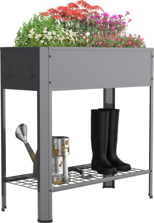 Actual product image VCM Pflanzkasten Hochbeet 80x35 Balora XL