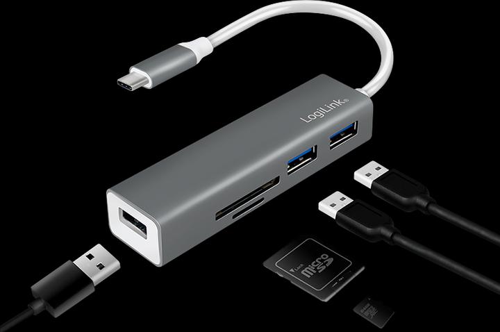 Actual product image LogiLink UA0305 (USB-C, 3 Ports)