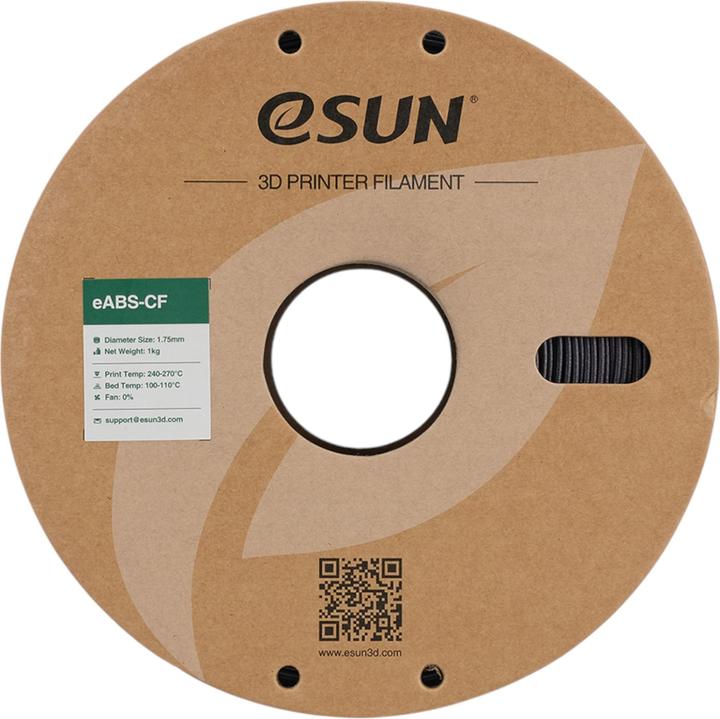 Actual product image eSUN EABS-CF 1.75mm DARK PURPLE 1kg (ABS, 1.75 mm, 1000 g, Violet)