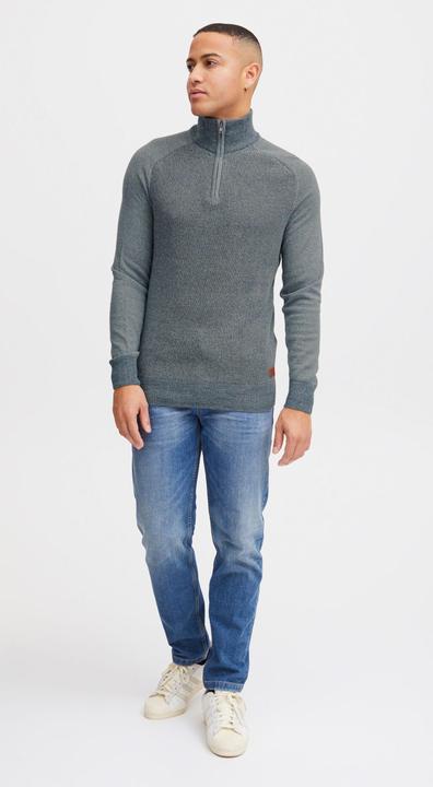 Immagine prodotto Blend Ganbolf Maglione In Maglia Grossa Pullover Con Colletto Troyer In Cotone 100% Stampa (L)