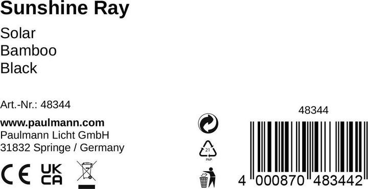 Produktbild Pauleen Solar Laterne Ray (1 x)