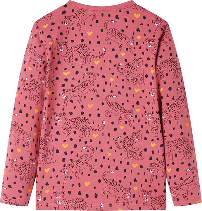 Immagine prodotto VidaXL Pigiama per bambini con maniche lunghe rosa scuro 116,Materiale: 95 (116)