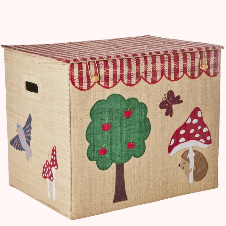 Produktbild Rice Aufbewahrungskorb Bast Raffia XL Happy Forest
