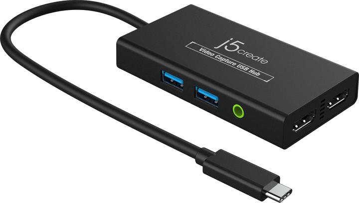 j5Create JVA01-N Video Capture (USB-C, 6 Ports)