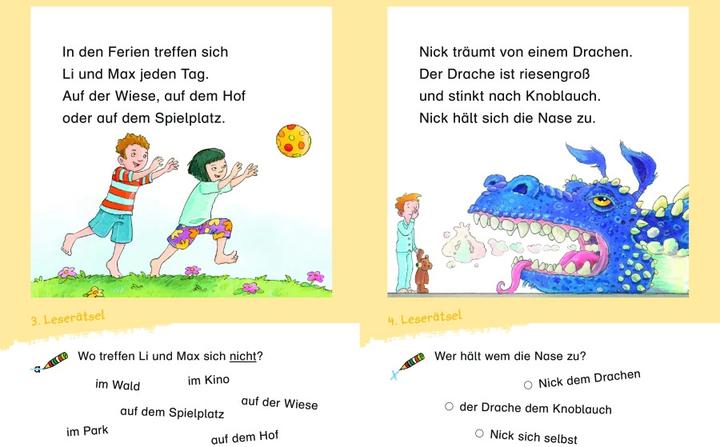 Produktbild Duden Leseprofi – Lustige Leserätsel für Erstleser, 1. Klasse (Deutsch, Susanna Moll, Sebastian Coenen, 2022)