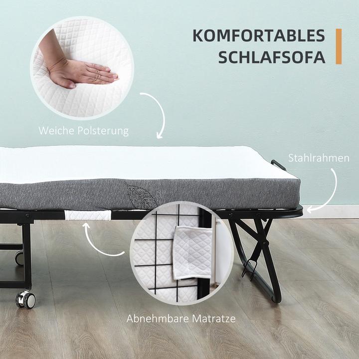 Image du produit Jamb Lit pliant avec matelas (80 x 200 cm)