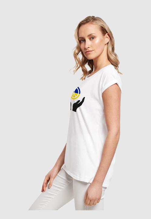 Immagine prodotto Merchcode Maglietta da donna Peace - Hand Peace a spalla estesa - 161437 (S)