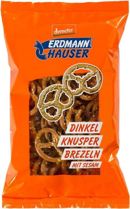 Produktbild ErdmannHauser Mini Dinkel Knusper Brezeln mit Sesam Bio (125 g)
