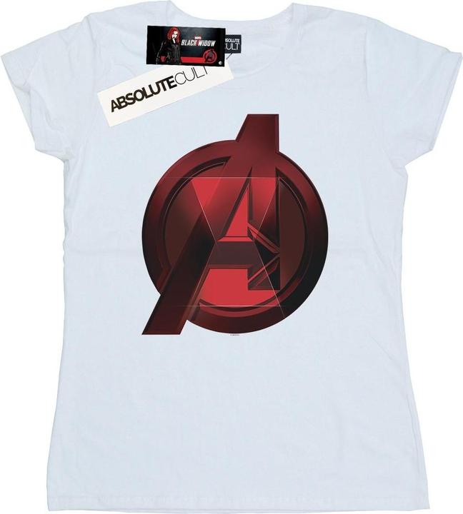 Black Widow Film Avengers Logo Baumwolle TShirt