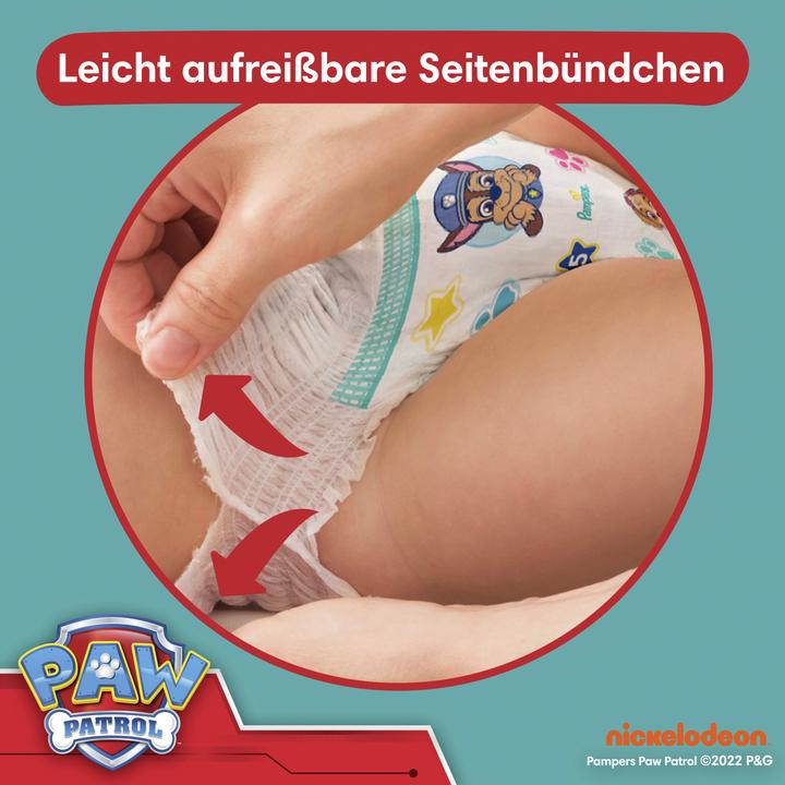 Immagine prodotto Pampers Pantaloni Baby-Dry Paw Patrol (Dimensione 5, Pacco trasportabile, 22 Pezzo/i)