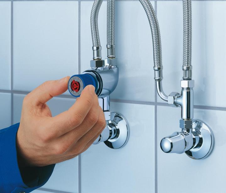 Actual product image Grohe Grohtherm Micro Undercounter Thermostat