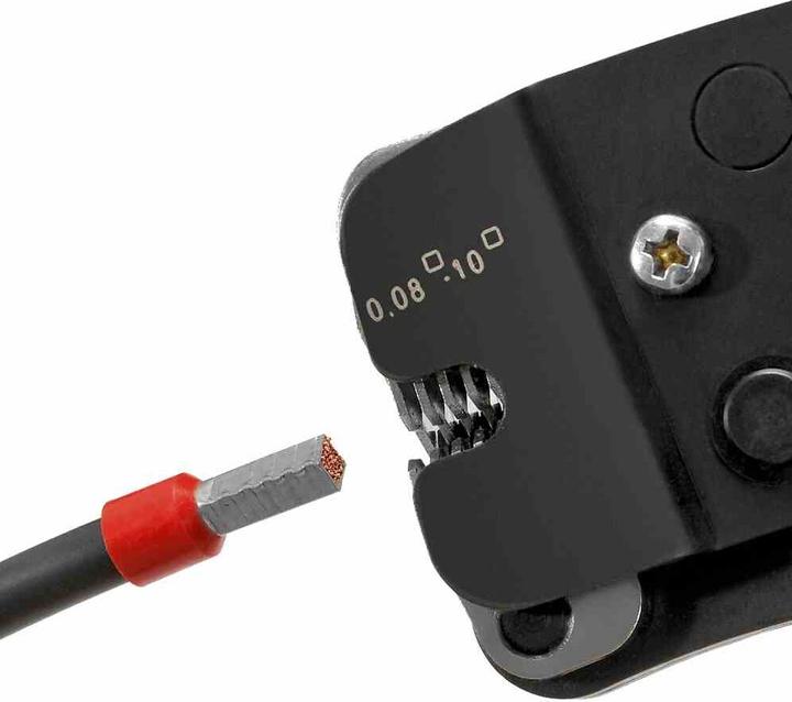 Actual product image Knipex Self-Adjusting Crimping Pliers for wire ferrules (190 mm)