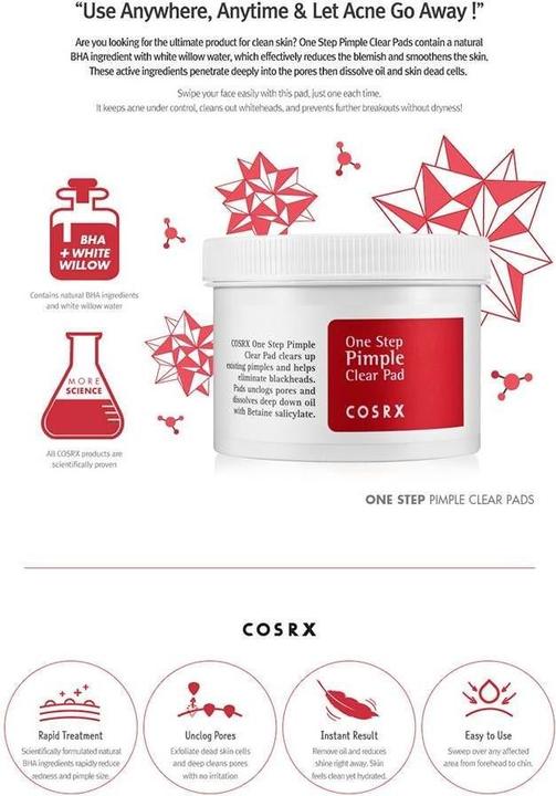 Actual product image Cosrx One Step Pimple Clear