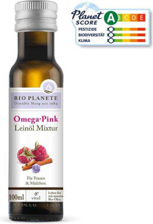 Actual product image Bio Planète Omega Pink Linseed Oil Mixture (100ml) (1 Piece, Oil, 265 g)