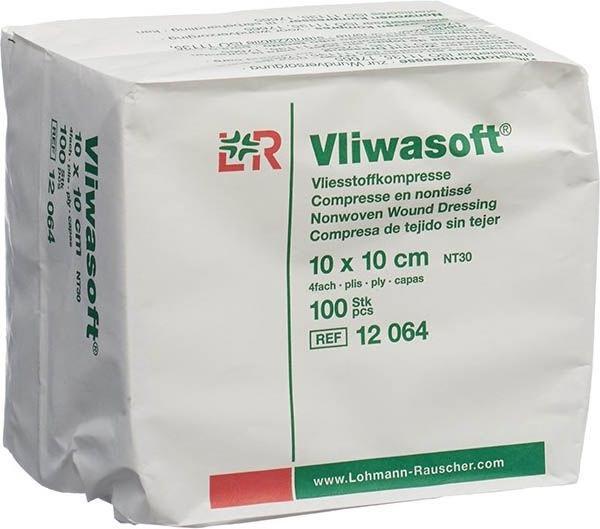 Lohmann & Rauscher Vliesstoffkompressen 10x20cm 4-lagig