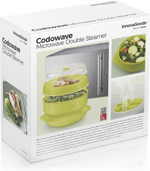 Produktbild InnovaGoods Mikrowellen-Dampfgarer