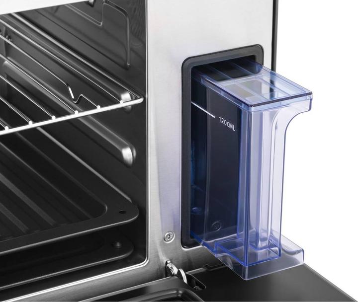 Produktbild Royal Catering Dampfbackofen silber Konvektomat Kombidämpfer Backofen mit Dampfgarer 2100 W