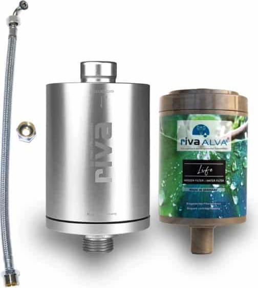 Riva Drinking water filter rivaALVA LIFE - metal housing with filter cartridge and hose connection set