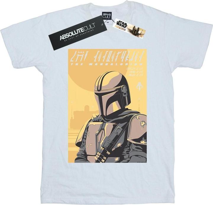 Star Wars The Mandalorian Art Poster TShirt (XXL)