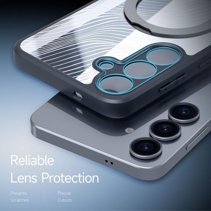 Actual product image Dux Ducis Aimo Mag Stand Series Hardcase Hülle (Samsung Galaxy S25+)