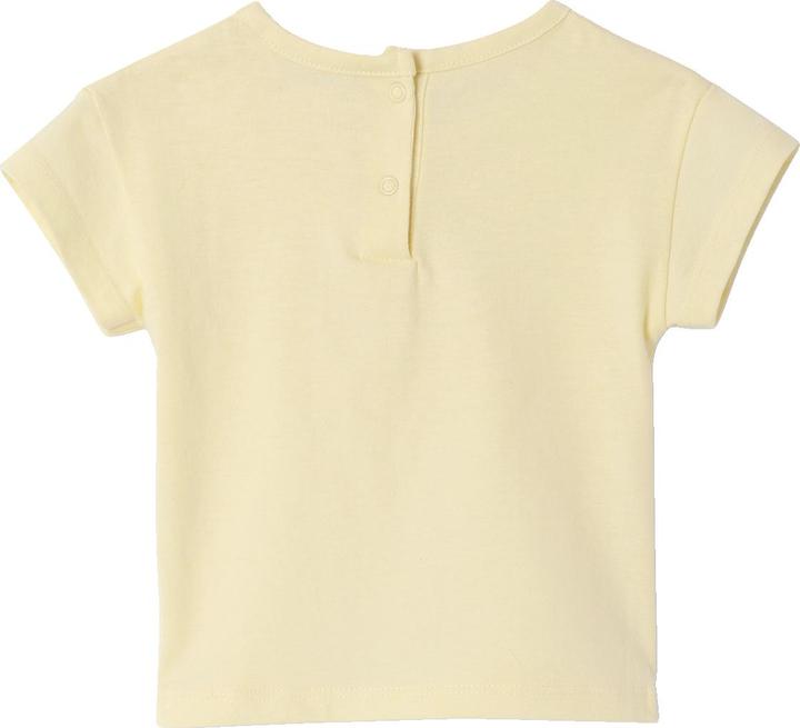 Actual product image Vertbaudet Bio-Kollektion: Bedrucktes Baby T-Shirt mit Druckknöpfen hinten (74)