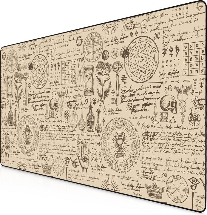 Actual product image Titanwolf Gaming mouse pad, XXXL speed mouse mat 1200 x 600 mm, speed & precision, Alchemy (XXL)