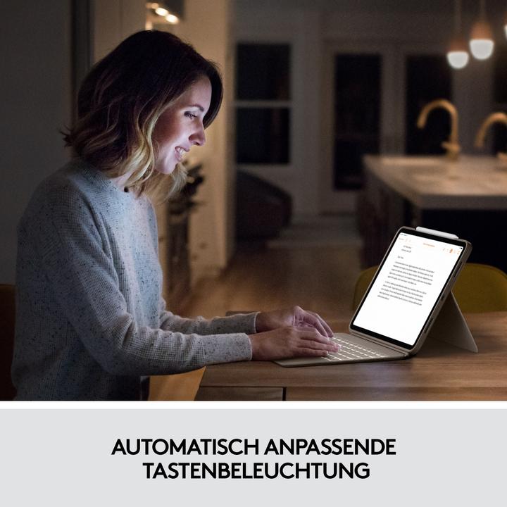 Immagine prodotto Logitech Combo Touch (CH, iPad Pro 12,9 2022 (6a generazione), iPad Pro 12.9 2021 (5a generazione))