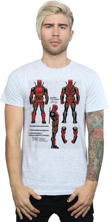 Deadpool Action Figure Plans TShirt (S)