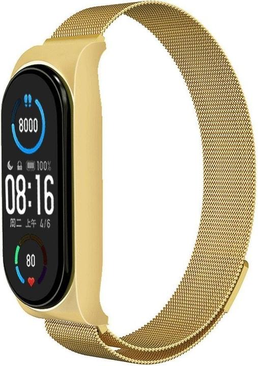 Produktbild OEM Strap Strap METAL for XIAOMI Mi Band 7 gold (03) (Metall)