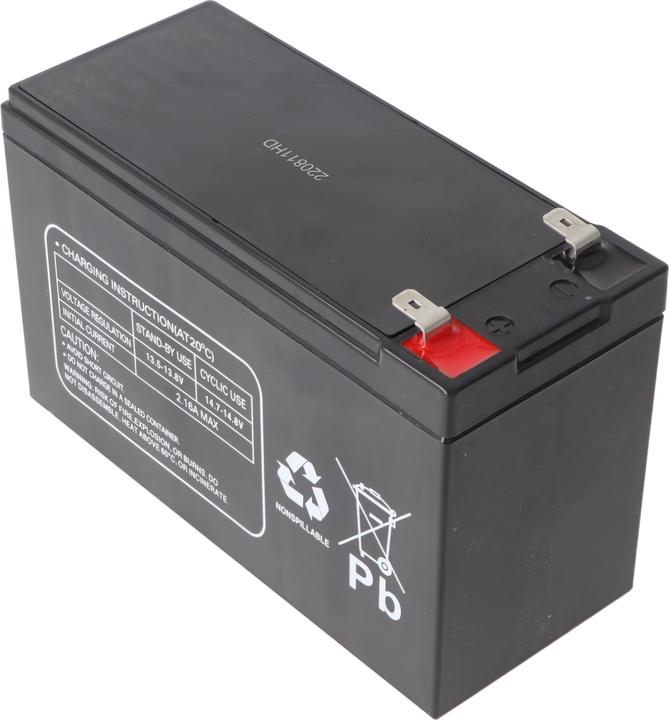 Actual product image Multipower MP7.2-12B Blei Akku PB mit Faston Kontakten 6,3mm, VDS G109009 (12 V, 7.20 Ah)