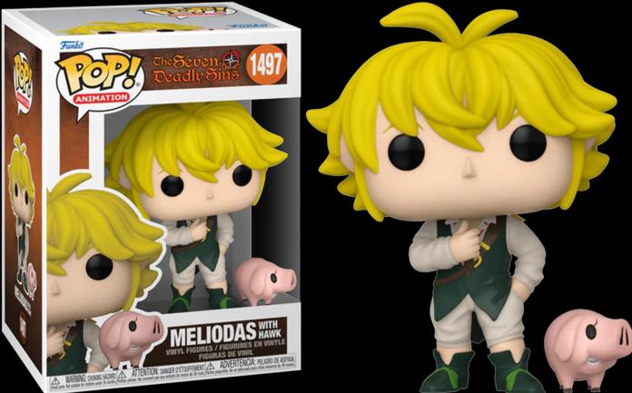 Image du produit Funko POP! The Seven Deadly Sins Meliodas with Hawk