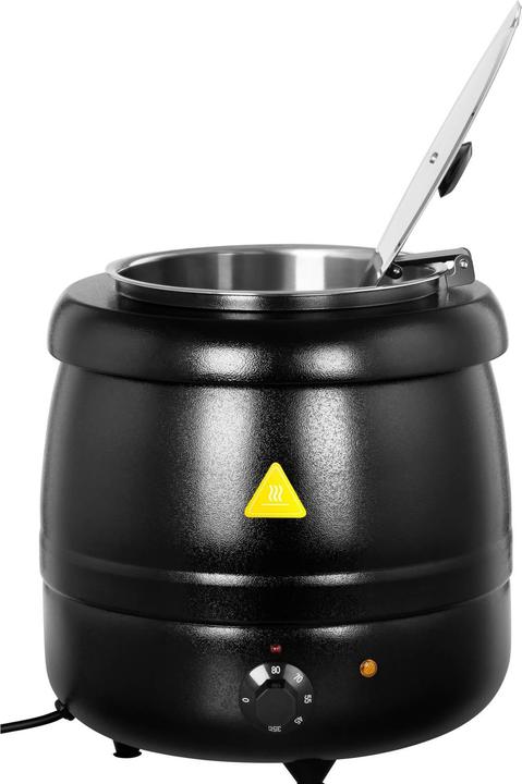 Produktbild Royal Catering Suppentopf Elektrisch Suppenkessel Thekenkessel Partytopf Suppenwärmer 10L 400W (Edelstahl)