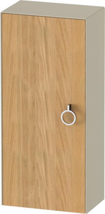 Actual product image Duravit White Tulip half height cabinet, width 400 x depth 240mm, 1 door stop left with handle, WT13